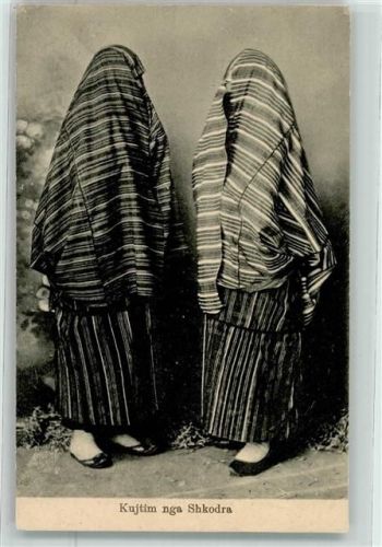 Shkodra Verschleierte Frauen Tracht