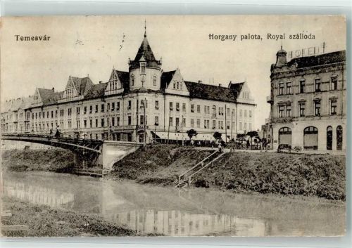 Temesvar Timisoara 1916 - Horgany palota Royal szalloda