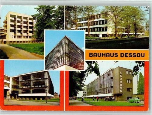Dessau 1957 Atelierhaus , Fachschultrakt - Bauhaus