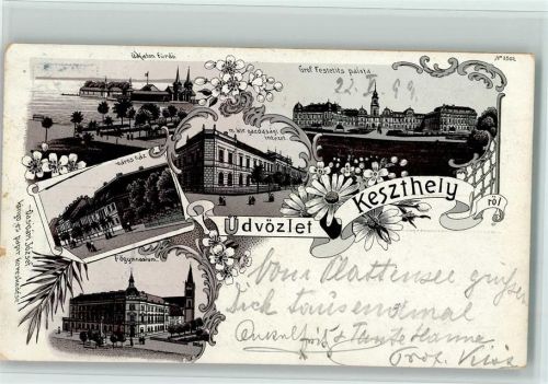 Keszthely 1899 Gruss aus - AK