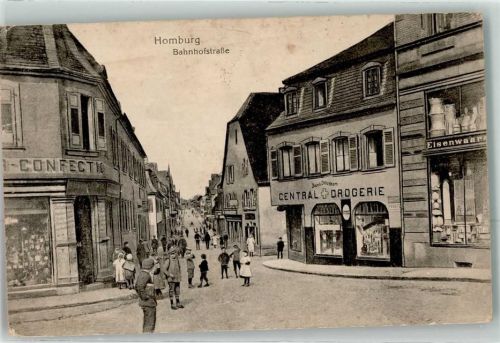Homburg Bahnhofstraße Central Drogerie Eisenwaren Geschäft