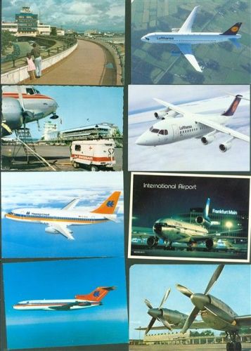 Lot mit 23 AK Flugzeuge Flughäfen Flugwesen Posten 21 bis 100 AK