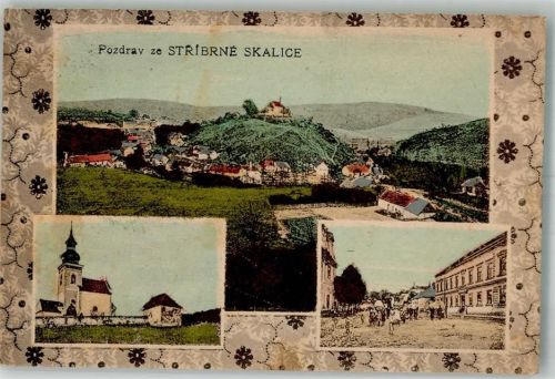 Böhmisch Skalitz Ceská Skalice 1921 Foto AK Kirche