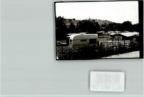 59602 W4784 Kallenhardt FOTO KEINE AK Campingplatz Wohnwagen