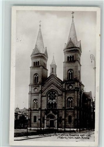 Temesvar Timisoara - Fabrik röm.-kath. Kirche Fabrica Biserica rom.-kath.
