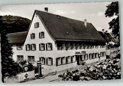 Nagold Gasthaus zur Linde Tanksäule ARAL