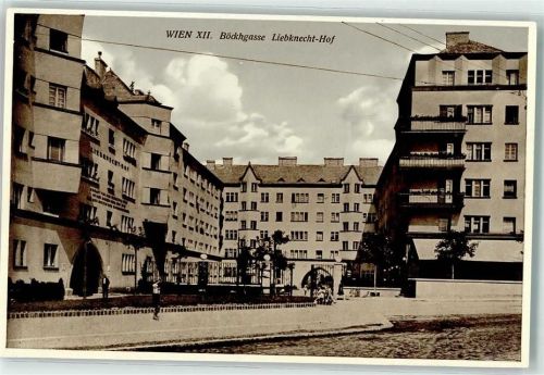 Wien Böckhgasse Liebknecht-Hof