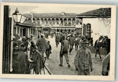 Shkodra Hotel Gasthaus Straßenszene Uniform