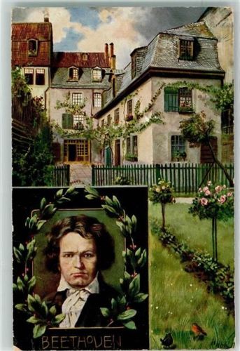 W5300 Bonn sign. Hoffmann, Heinrich Beethoven, L. van 1926 Künstlerkarte
