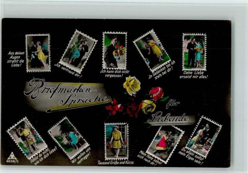 1929 Photochemie Serie 6638-5 , handcoloreirt - sehr gute Erhaltung AK