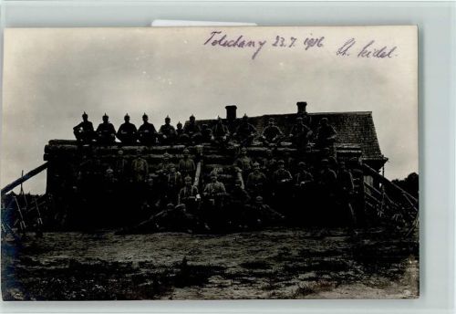 1916 - Telechany Soldaten Pickelhauben