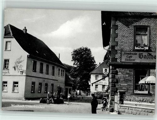 Weilbach Bäckerei Gasthaus , Gute Erhaltung AK