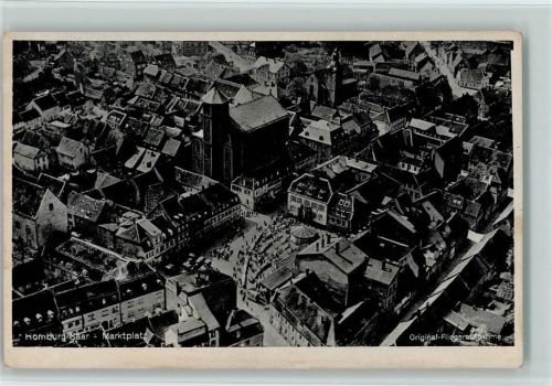 Homburg Luftaufnahme Marktplatz