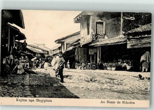 Shkodra 1916 au Bazar