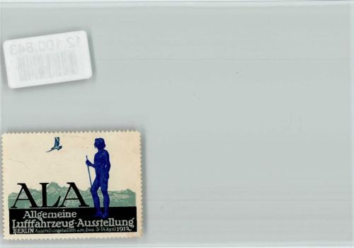 Vignette - Luftfahrzeug-Ausstellung 1912 Berlin