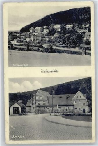 Türkismühle Panorama Bahnhof