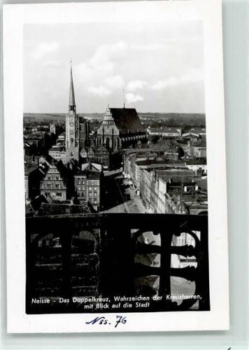Neisse Kirche St. Jakobus und Agnes Rathausturm