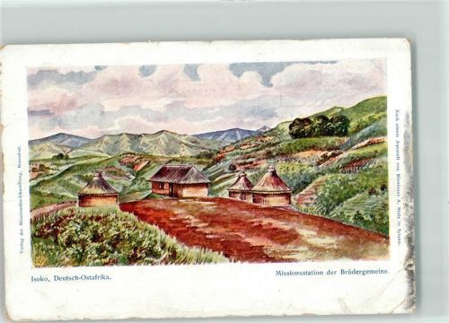 Missionsstation der Brüdergemeine Isoko Deutsch Ostafrika