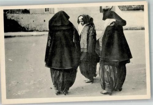 Shkodra Skutari Foto AK Tracht Frauen
