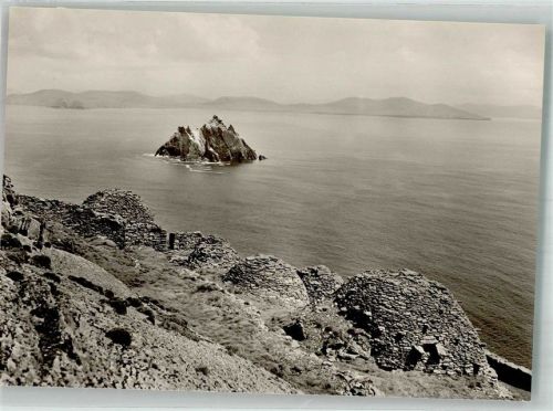 Kerry Foto AK Insel Skellig Michael Bienenkorb Häuser Vogelinsel