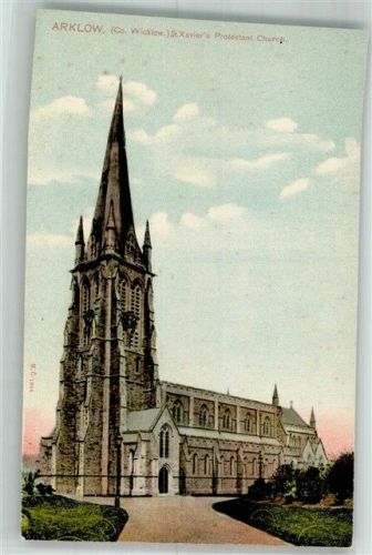 Arklow Foto AK Protest. Kirche St. Xavier´s