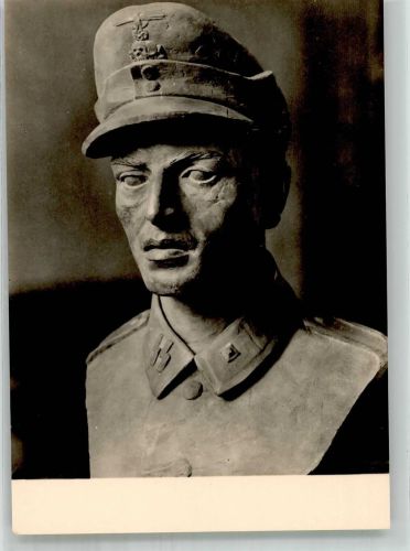 Ausstellung Dt. Künstler und SS - Gebirgsjäger SS Foto AK