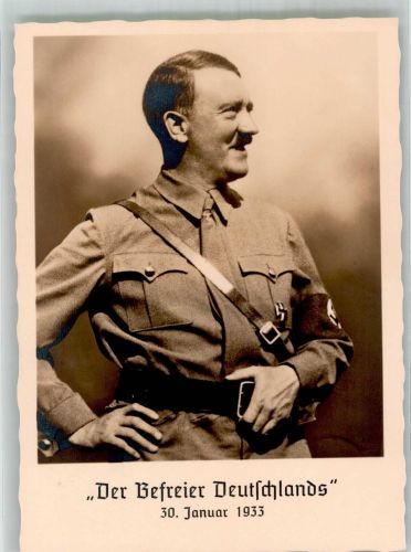 Der Befreier Deutschlands 1933 SST Friedrichstadt 100 Geburtstag Graf von Zeppelin Hitler 1938 Sonderstempel