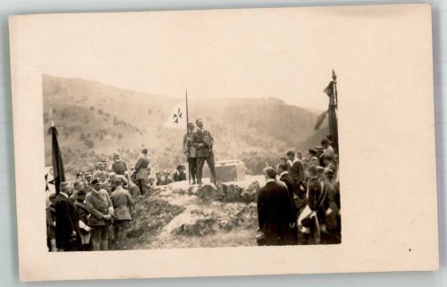 W7869 Schönau im Schwarzwald Mitglieder des Jungdeutschen Ordens auf dem Letzberg Weihekundgebung am Schlageter Denkmal des Freikorpskämpfers Propaganda WK II 1927
