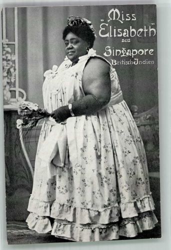 Miss Elisabeth aus Singapore Britisch Indien Volkstypen Kolonien