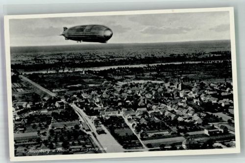 W7844 Neuenburg am Rhein Fliegeraufnahme Strähle 16107 Zeppelin