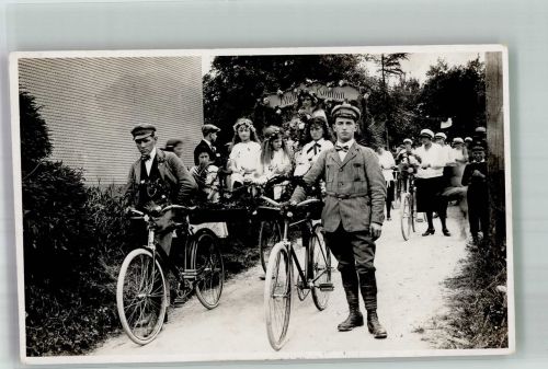 W7264 Rötenbach b Calw Radfahrerverein Waldlust Schöne Fotografie Fahrrad Foto AK