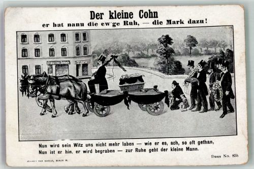 Der kleine Cohn hat nun ewige Ruh Antisemitismus