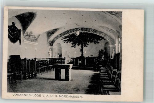O5500 Nordhausen , Thür Johannes Loge Freimaurer