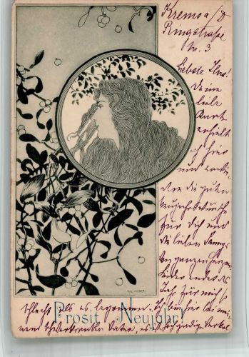 Neujahr Jugendstil Moser, Koloman BOAKC