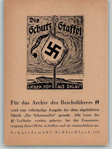 Die Schutzstaffel SS BOAKC