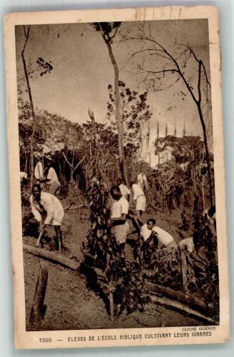 Lomé 1935 Gebrauchsspuren Bauern Landwirtschaft