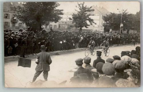 90000 Belfort 1912 Gebrauchsspuren Fahrrad- Rennen Ort handschriftlich