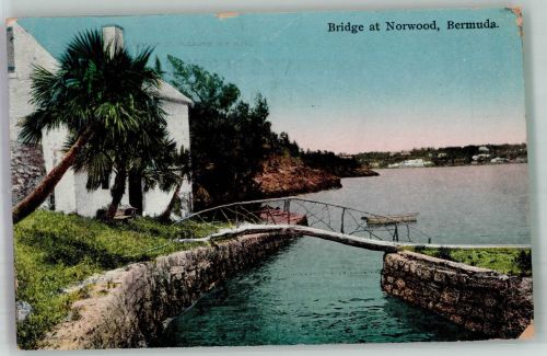 Hamilton 1932 Gebrauchsspuren Bridge at Norwood Bermuda