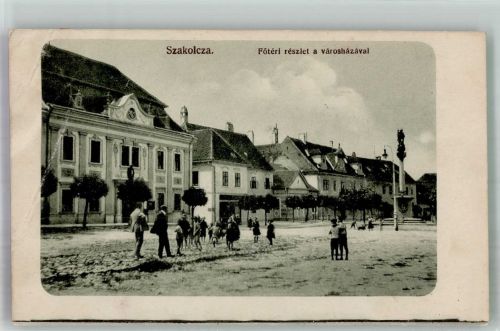 Skalica Skalitz Gebrauchsspuren Straße Denkmal Säule
