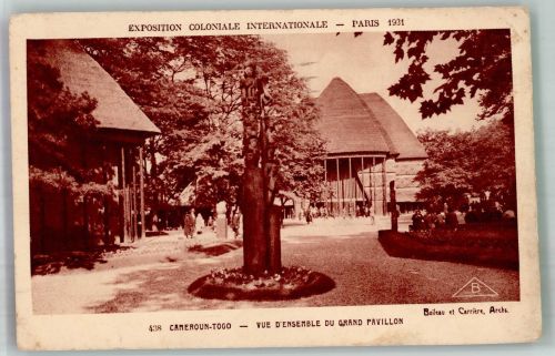 Yaounde Jaunde Gebrauchsspuren Ausstellung Paris 1931 Pavillon Kamerun