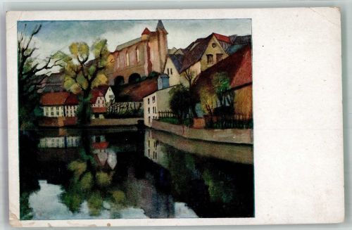 02625 O8600 Bautzen Gebrauchsspuren sign. Trstenjak Künstlerkarte