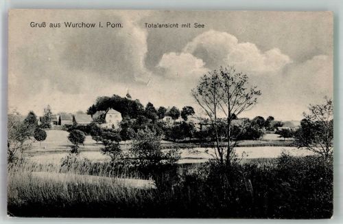 Neustettin Szczecinek 1916 Gebrauchsspuren Wurchow Pommern