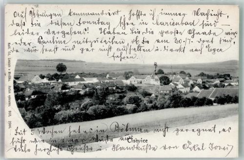 Zlin Gottwaldov 1904 Gebrauchsspuren Clsovice Adelskorrespondenz