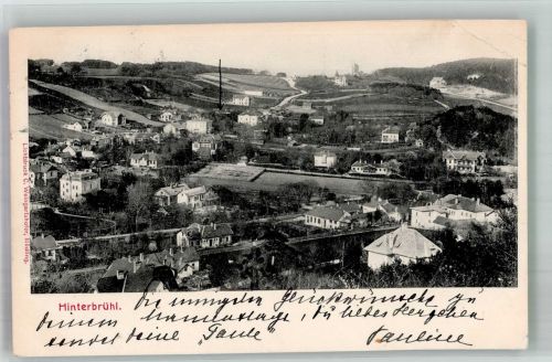 2371 Hinterbrühl 1904 Gebrauchsspuren Adelskorrespondenz