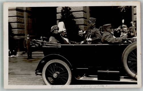 Bern Berne Königspaar Schweizer General Adel Bulgarien 1924 Sonderstempel
