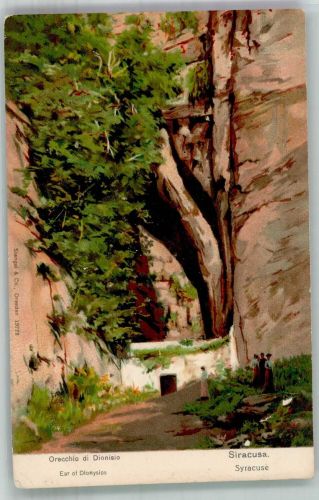 96100 Siracusa Gebrauchsspuren Lithographie