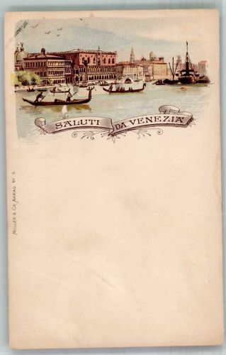 30100 Venezia Gebrauchsspuren Lithographie