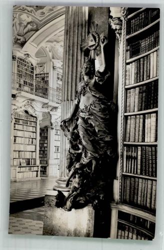 8911 Admont 1933 Foto AK Denkmal in der Bibliothek Der Himmel