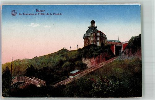 Namur Namen Foto AK Bergbahn Hotel de la Citadelle