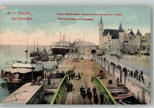 Antwerpen Anvers Foto AK Hafen Museum